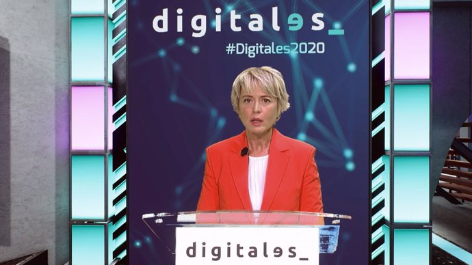 La secretaria de Estado de Digitalización e Inteligencia Artificial (IA), Carme Artigas, durante DigitalES Summit