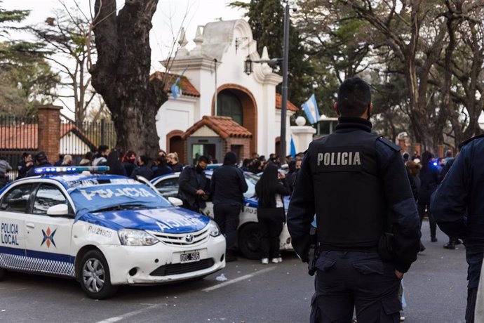 Protesta de policías en Buenos Aires
