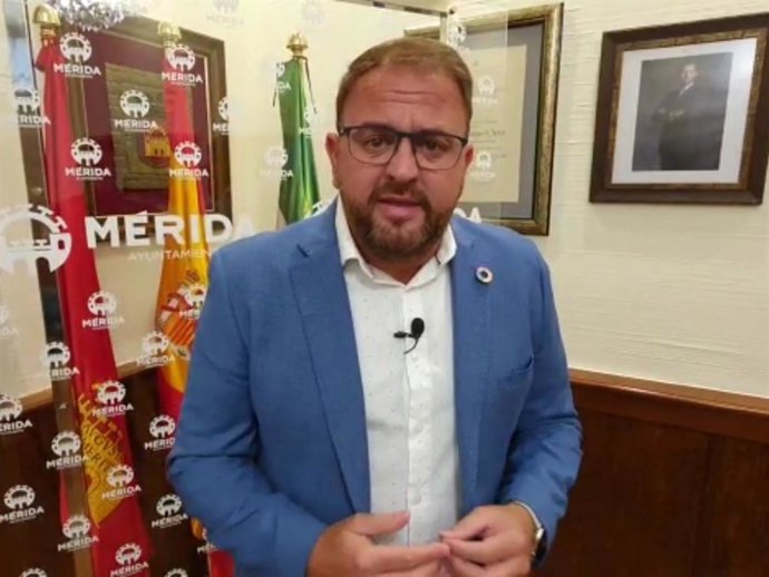 El alcalde de Mérida, Antonio Rodríguez Osuna.