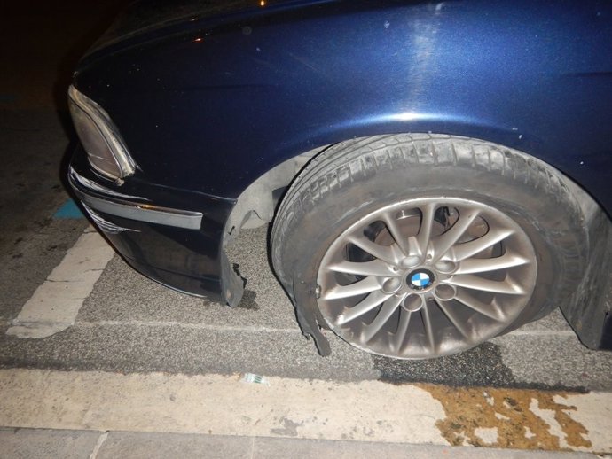 Imagen del vehículo afectado.