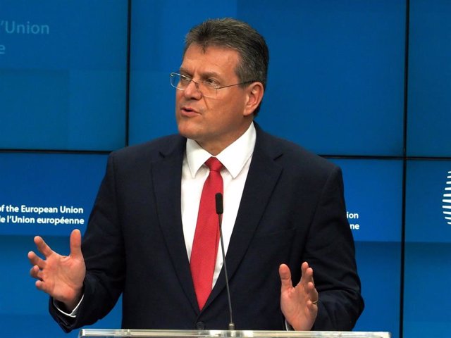 El vicepresidente de la Comisión Europea Maros Sefcovic