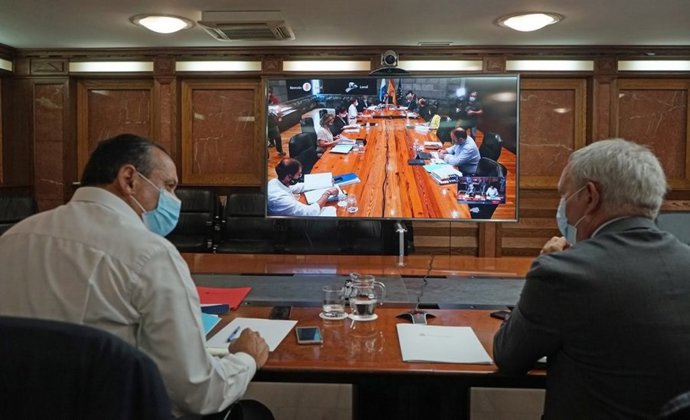 Consejo de Gobierno de Canarias celebrado este jueves de manera telemática