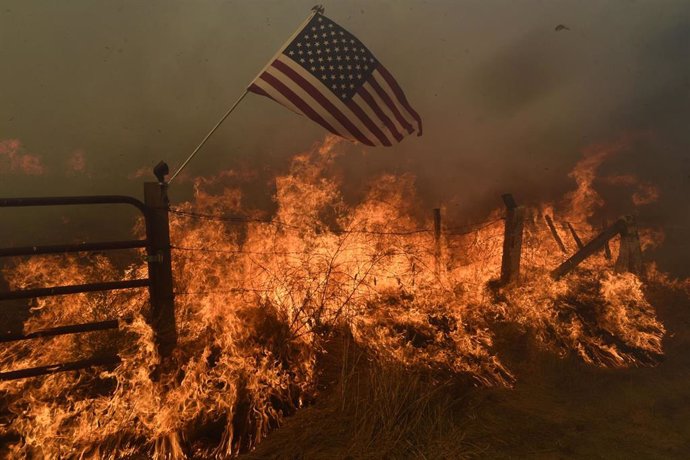 Incendios forestales en California, Estados Unidos. 