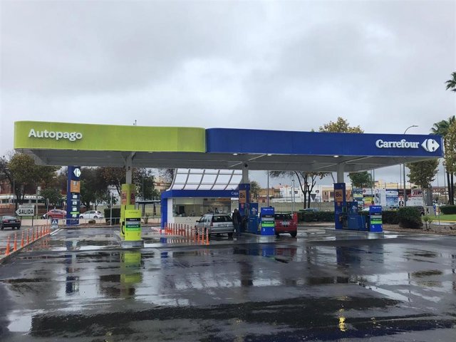 Imagen de archivo de una gasolinera en Dos Hermanas (Sevilla).