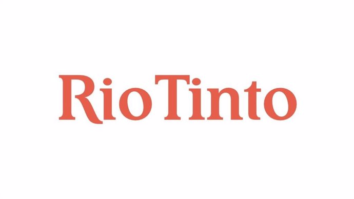 Logo de la empresa minera Rio Tinto.