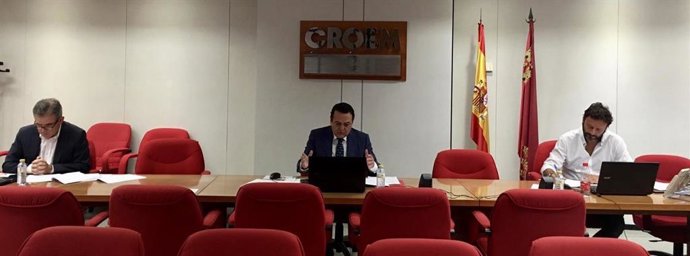 Albarracín, durante la rueda de prensa ofrecida