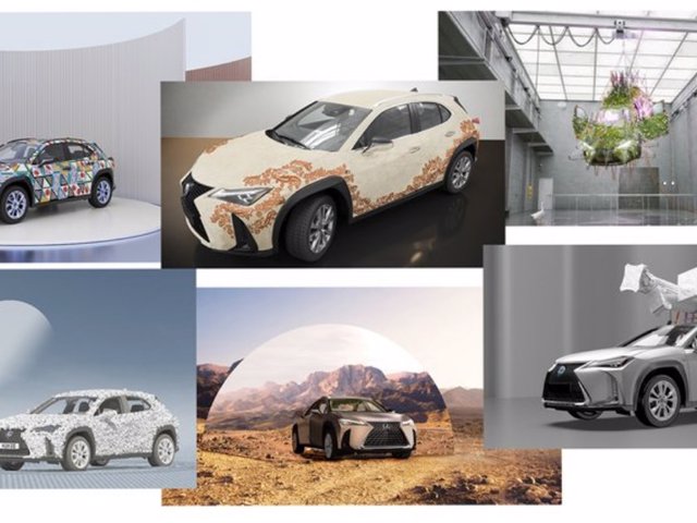 Estos son los seis originales proyectos finalistas del concurso Lexus UX Art Car, que pronto tendrá ganador
