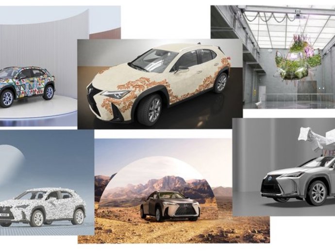 Estos son los seis originales proyectos finalistas del concurso Lexus UX Art Car, que pronto tendrá ganador