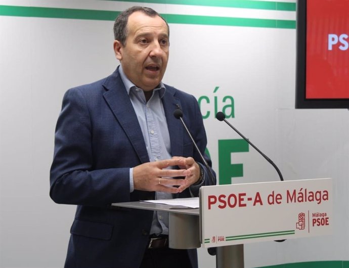 El secretario general del PSOE de Málaga, José Luis Ruiz Espejo, en una imagen de archivo