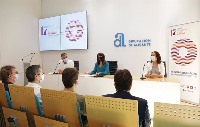 La Diputación de Alicante acoge la presentación del Jurado del 17 Festival de Cine de Alicante presidido por Rosana Pastor