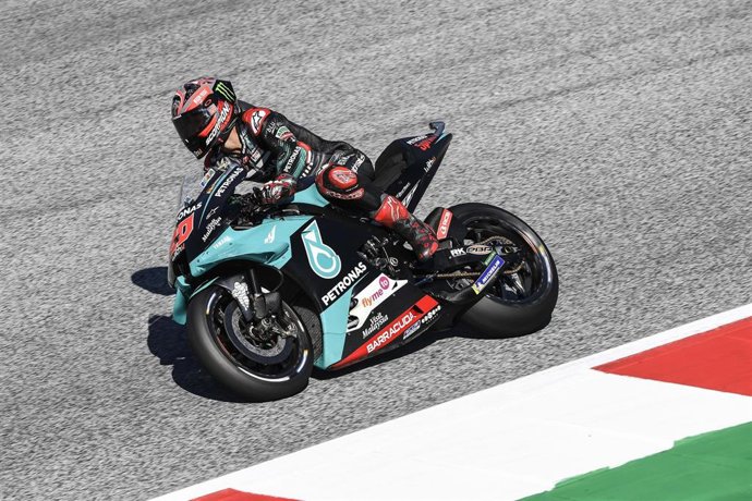 Fabio Quartararo durante el Gran Premio de Styria 2020