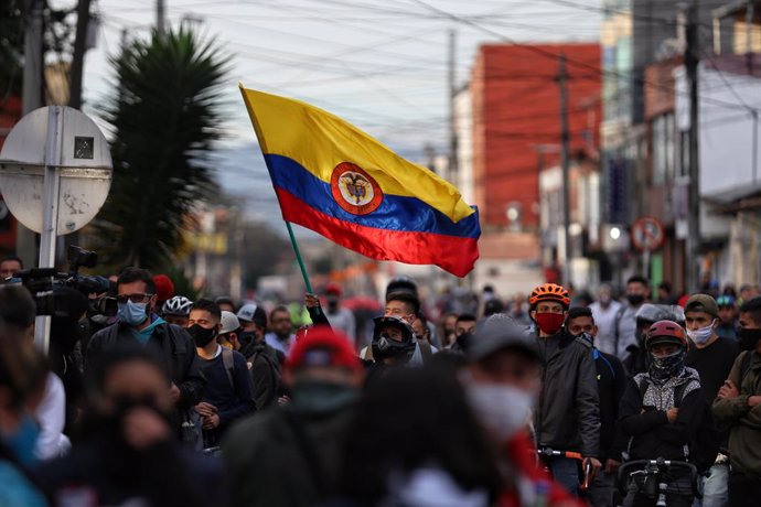 AMP.- Colombia.- Bogotá encara su tercera jornada de protestas contra la brutali