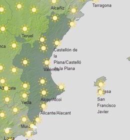 Predicción meteorológica de la Comunitat Valenciana