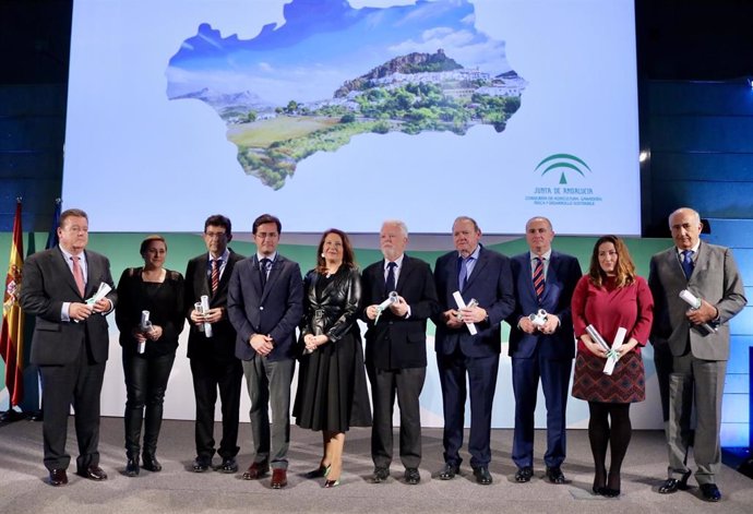 Imagen de archivo del acto de entrega de los XIV Premios de Andalucía de Agricultura y Pesca, con la consejera Carmen Crespo.