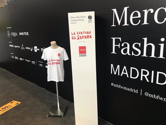 Campaña 'La cultura es segura' en la Mercedes-Benz Fashion Week Madrid