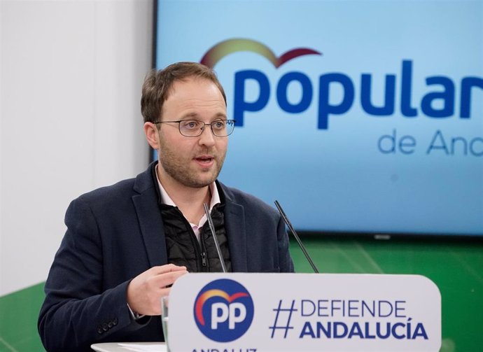 El diputado autonómico del PP por Jaén, Erik Domínguez, en imagen de archivo