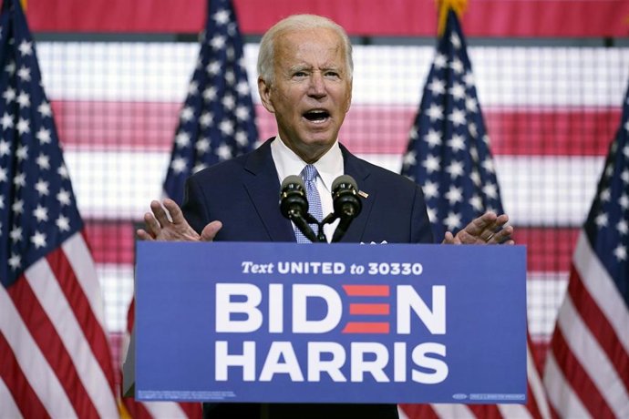 El candidato presidencial demócrata Joe Biden