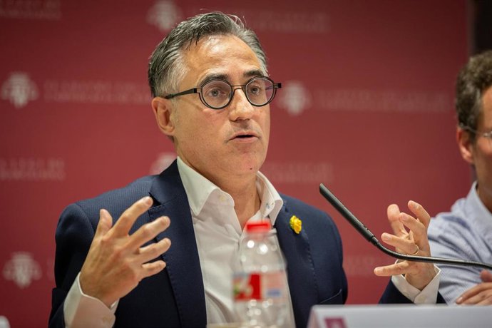 Ramon Tremosa (JxCat) participa en un debat sobre la transició ecolgica a Barcelona.   ;David Zorrakino