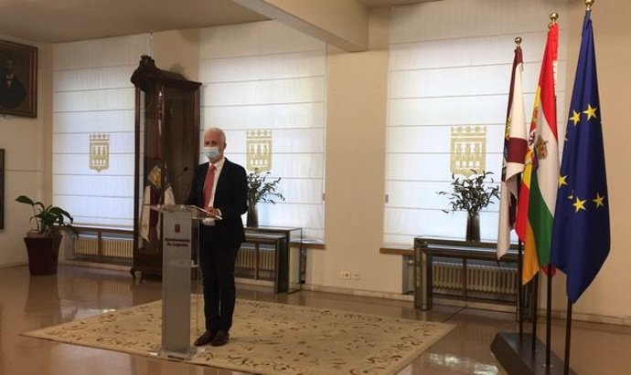 El alcalde de Logroño, Pablo Hermoso de Mendoza