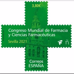 Correos emite un sello con motivo del Congreso Mundial de Farmacia que se celebrará en Sevilla en 2021