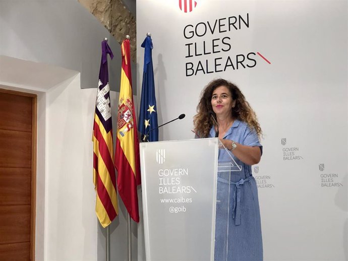 La portavoz del Govern y consellera de Presidencia, Cultura e Igualdad, Pilar Costa.