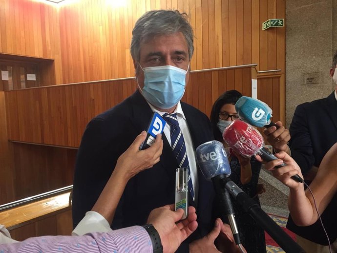 El portavoz parlamentario del PPdeG, Pedro Puy