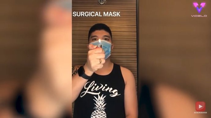 Sanitario de primera línea muestra diferencia entre los distintos tipos de mascarillas faciales