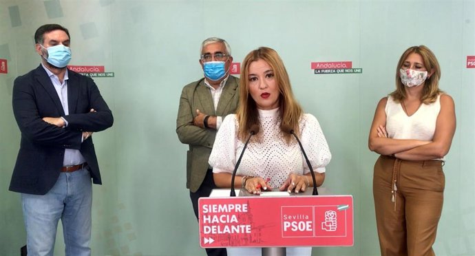 Verónica Pérez, en una rueda de prensa