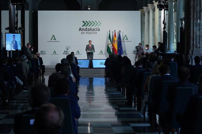 Moreno presenta el Plan Andalucía en marcha