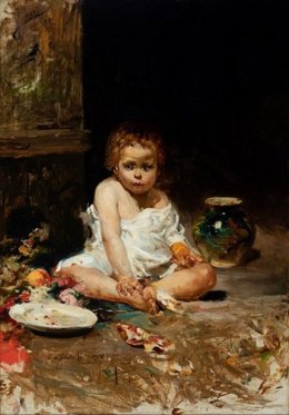 El niño de la granada - Roma, 1885 - Joaquín Sorolla y Bastida