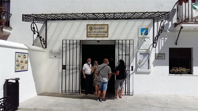 Recepción de la Gruta de las Maravillas de Aracena (Huelva).