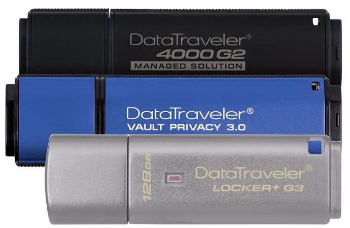Kingston lanza su USB cifrado DataTraveler 2000 con 128GB de capacidad