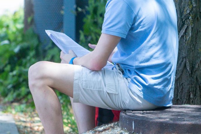 Un estudiante de Bachillerato.