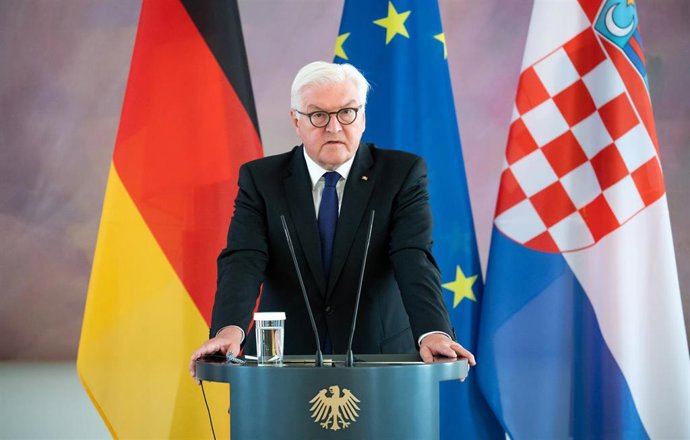 El presidente de Alemania, Frank-Walter Steinmeier, en una comparecencia en Berlín