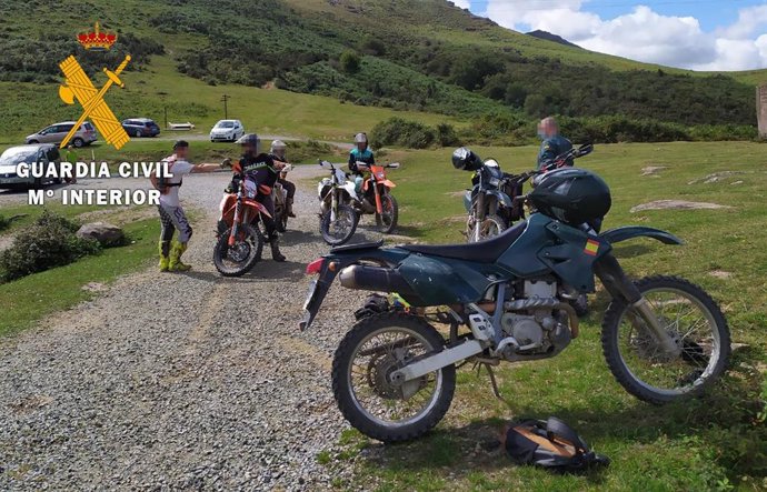 Imagen de las motocicletas.