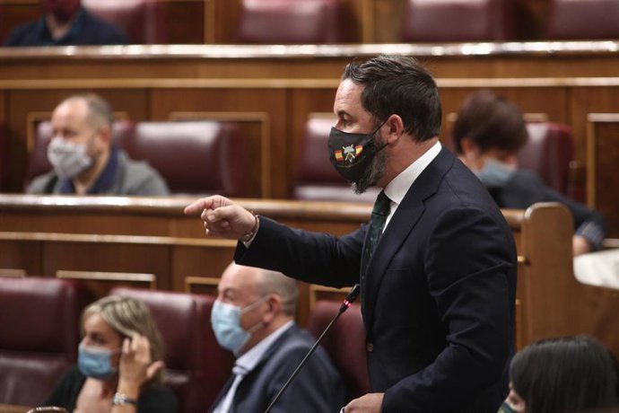 E presidente de Vox, Santiago Abascal