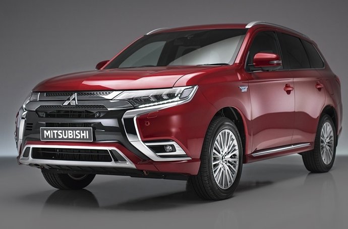 Imagen del Mitsubishi Outlander híbrido enchufable.