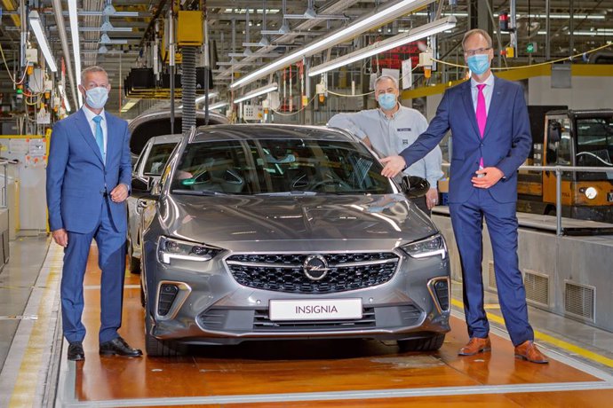 Producción del nuevo Opel Insignia.