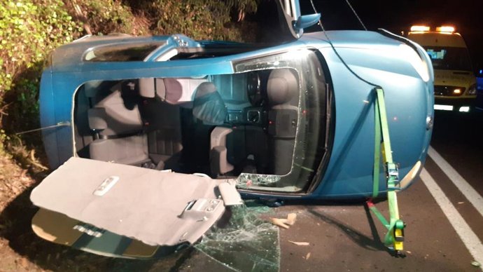 Accidente de tráfico en la TF-5, a la altura de La Matanza