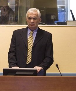 Momcilo Krajisnik, condenado por crímenes de guerra por el Tribunal Penal Internacional para la Antigua Yugoslavia (TPIY)
