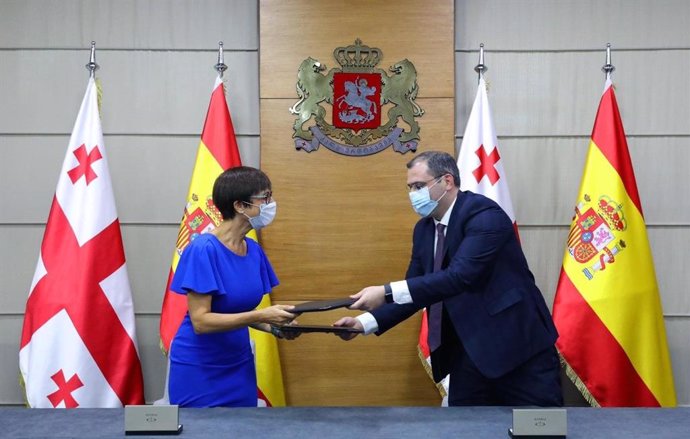 Firma del acuerdo de colaboración entre Guardia Civil y policía georgiana