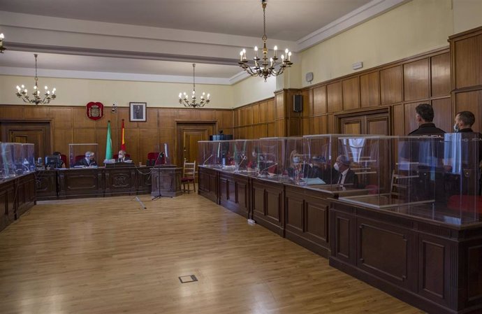 Imagen de archivo de un reciente juicio con jurado en la Audiencia de Sevilla