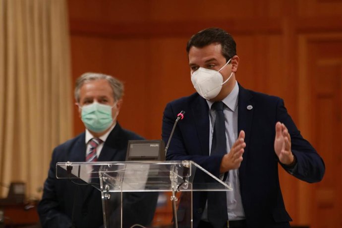 José María Bellido con Salvador Fuentes.