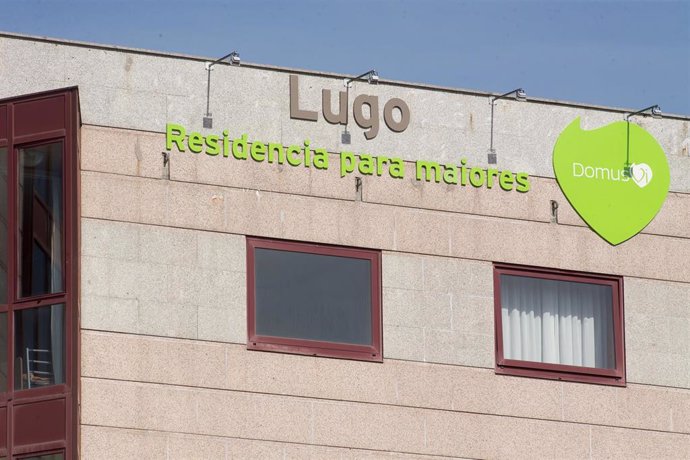 Fachada de la residencia de mayores DomusVi de Outeiro de Rei en Lugo, Galicia (España), a 8 de septiembre de 2020. 