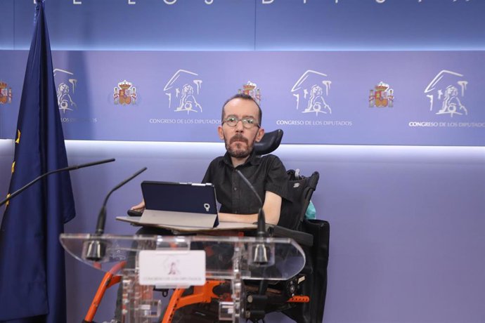 El portavoz de Podemos en el Congreso de los Diputados, Pablo Echenique.