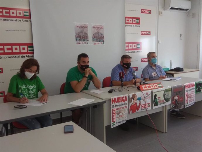 Los sindicatos informan sobre la huelga del 18 de septiembre en el sector educativo