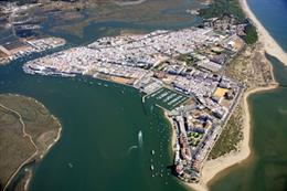 Imagen aérea de Isla Cristina.