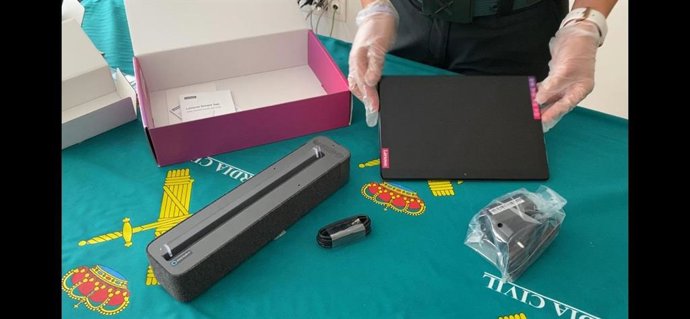 Material recuperado por la Guardia Civil tras el robo en un hotel en la Comarca de Pamplona.