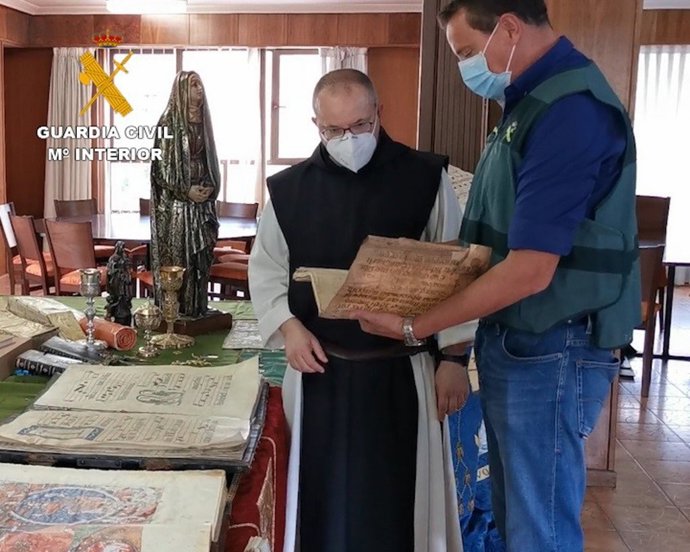 Una de las obras de gran valor recuperadas.