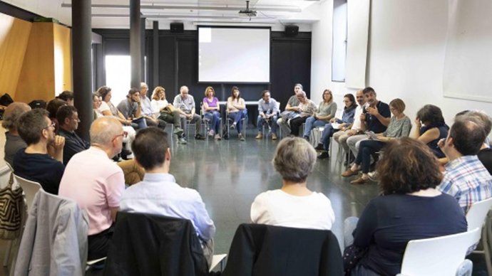 Sesión de trabajo para la elaboración del nuevo Plan estratégico del Archivo Municipal de Barcelona 2020-2023